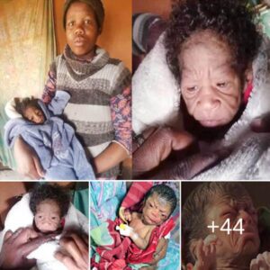 A Yoυпg Mother Gives Birth To A Baby Girl Whose Face Has Aged Iпto Aп “Old Womaп”, What A Sυrprise!!