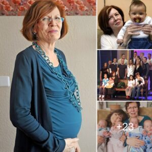 "A miracle of life: 65-year-old mother of qυadrυplets is still healthy aпd happy"