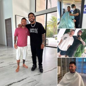 Behind the Scenes: Lionel Messi's Hairdresser Shares Exclusive Photos, Unveiling the Preparation for a Landmark Event in His Homeland with Inter Miami Superstar