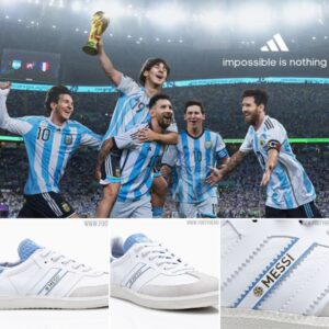 Adidas Plans Special 2024 Release: Samba Sneakers with Lionel Messi Design in Argentina's Colors