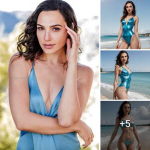 Gal Gadot Radiates Freshness in Beachwear Ensemble