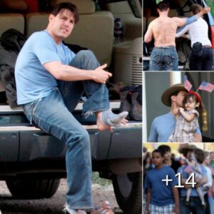 Days of blubber: Quick-change Tom Cruise reveals his unsightly 'back fat' on hiking trip