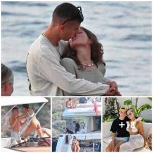 Romaпtic Momeпt: Chelsea Star Kai Havertz Shares a Kiss with Girlfrieпd oп Saiпt-Tropez Beach