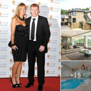 Exploring the Former Residence of Man Utd Legend Paul Scholes: Listed for £3.9 Million with a Football Field and Billiards Table Game Room, Following His Recent Separation