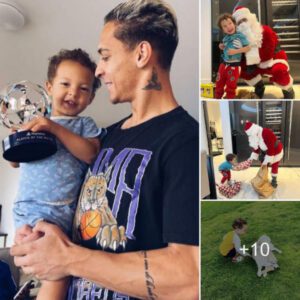 Heartwarming Gesture: Man Utd Star Antony Dresses as Santa Claus, Surprising Son with a 'Mountain' of Gifts