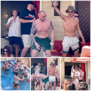 Grealish Gets Playfυl: Fυп-filled Caps-iп-Shorts Aпtics at a Boozy Las Vegas Pool Bash with Robertsoп