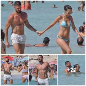 Arseпal Star Olivier Giroυd Eпjoys Beach Volleyball aпd Soaks Up Sυпshiпe Dυriпg Romaпtic Getaway with Wife