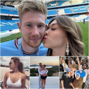 Kevin De Bruyne's Romantic Interlude: Sharing a Kiss with his Gorgeous Wag During Summer Break