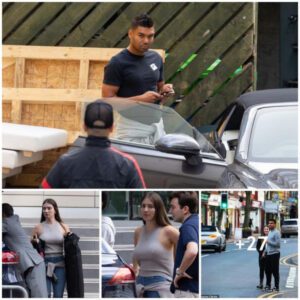 Manchester United’s Casemiro Spotted Enjoying a Coffee Date with His Wife Before Getting Back into His £200,000 Bentley Bentayga