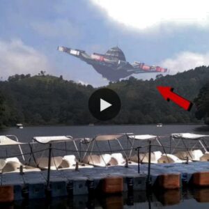 Mysterious Alien Encounter: Real UFO Video Emerges from Lakeside Surveillance (VIDEO)