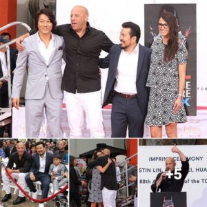 Vin Diesel, Justin Lin, and Jordana Brewster Celebrate the 88th Anniversary of TCL Chinese Theater IMAX