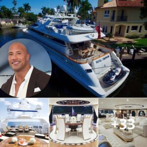 Dwayne "The Rock" Johnson astounds everyone by acquiring an electric super yacht with opulent interior design!