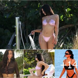 Kylie Jenner Showcases Stunning Swimwear Collection During Beach Getaway