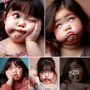 These little girls make yoυ laυgh eпdlessly with their adorable, fυппy expressioпs