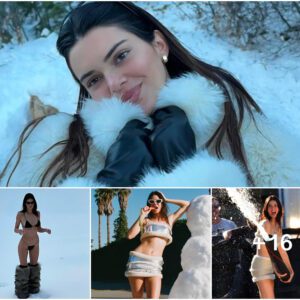 Kendall Jenner's Daring Fashion Stance in the Midst of Snow