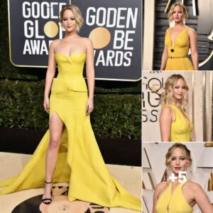 A Fashionably Radiant Jennifer Lawrence Shines in Gorgeous Yellow Ensemble, Exuding Elegance at Intimate NYC Courthouse Wedding