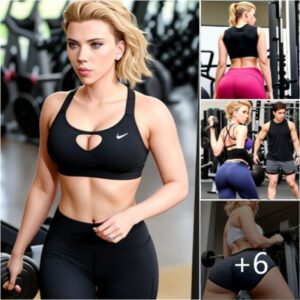 Scarlett Johansson Embodies Strength and Style: Flaunting Toned Physique in Short Gym Clothes during a Fitness Session