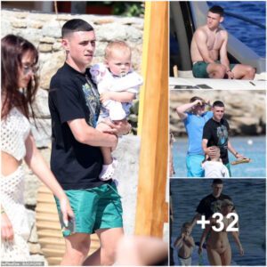 Phil Foden and Girlfriend Rebecca Cooke Soak Up the Sun on a Yacht Getaway with Their Adorable Children in Mykonos