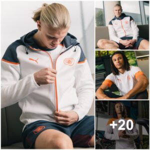 Man City Collaborates with PUMA for Football Training and Travel Range Launch, Featuring Erling Haaland and Nathan Ake