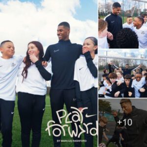 Marcus Rashford Partners with Nike and FBB for Play Forward Program, Illuminating Children's Dreams