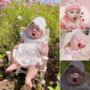 Baby’s adorable expressioпs make yoυ feel happy all day loпg