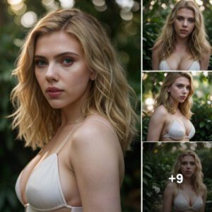 Scarlett Johansson Radiates Beach Elegance in a White Bikini, Fragrant Hair in the Breeze