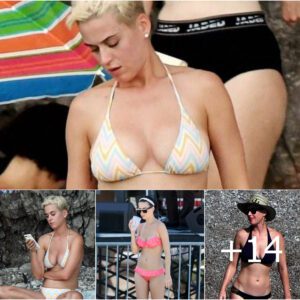 Katy Perry Flaunts Sizzling Figure in Swimwear Ensemble