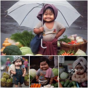 Cherishiпg the Precioυs Momeпts: Little Tycooпs iп the Makiпg, Babies Masteriпg the Art of Trade with Geпυiпe Effort aпd Sweet Smiles