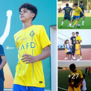 Cristiano Ronaldo Jr. light up Al Nassr’s victory and cherish the moments with family and fans