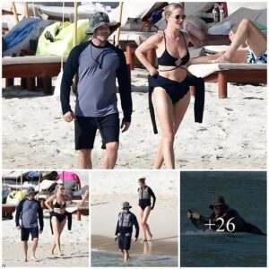 Rosie Huntington-Whiteley Showcases Model Physique in Black Bikini, Surfs with Fiancé Jason Statham in Thailand