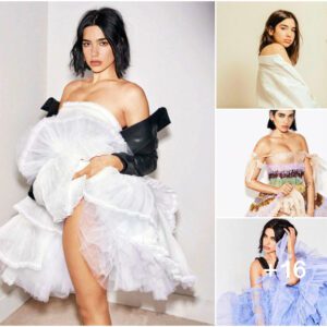 Dua Lipa Radiates Elegance and Allure in Elle Magazine Feature