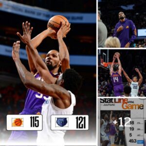 Suns Collapse in the Fourth Quarter, Succumb to Grizzlies in Kevin Durant's Comeback Game