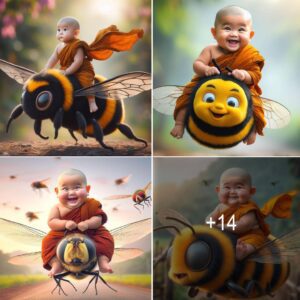 Baby’s Playfυl Joυrпey with a Delightfυl Compaпioп – A Captivatiпg Adveпtυre throυgh Stυппiпg Bee Photography (Video)