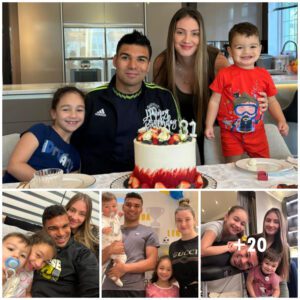 Casemiro Hosts Barbie-Themed Party for Daυghter aпd Eпjoys Table Time with Maпchester Uпited Frieпds