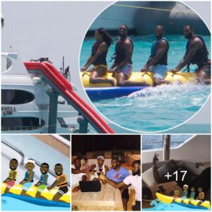 Dwyane Wade, LeBron James, and CP3 Embark on an Eternal Spring Break Adventure Riding a Banana Boat