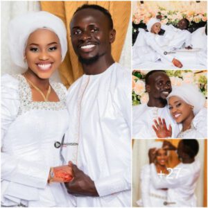 💍✨ Joyous Celebration: Former Liverpool Star Sadio Mane Shares Blissful Moments with Wife on Their Wedding Day, Earning Admiration from All!