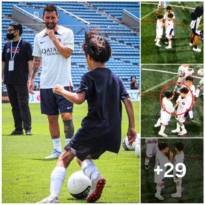 Messi’s Son Causes a Stir: Reacting to Teammates’ Poor Performance, Promising to be a Future Superstar!