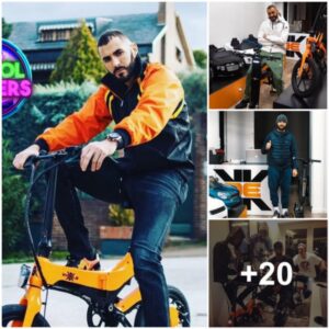 Cruising with Elegance: Karim Benzema, Benjamin Mendy, Nabil Fekir, and Other Football Stars Embrace the Electric Bike Trend