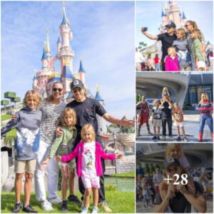 Whimsical Disney Dreams: Luka Modric’s Family Embarks on a Magical Adventure with Superhero Surprises