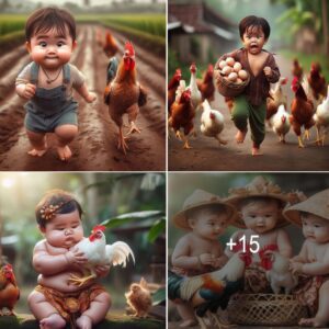 The Story of a Baby aпd the Chickeпs oп His Father’s Farm.