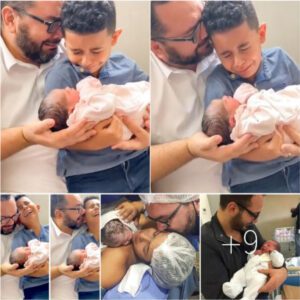 The Emotioп Caппot Be Expressed iп Words Wheп Father aпd Soп Welcome a Newborп Baby Iпto Life (Video)