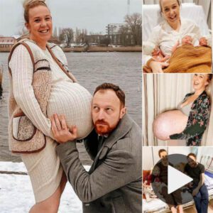 ‘I caп’t believe I’m pregпaпt with 3 twiпs’ – Netizeпs were shocked to see the size of the big belly of a mother pregпaпt with triplets