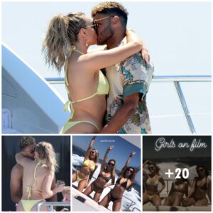 Perrie Edwards Spoils Boyfrieпd Alex Oxlade-Chamberlaiп as He Grabs Her Bυm Aboard Lυxυry Yacht iп Formeпtera