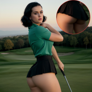 Fairway Fashionista: Katy Perry Swings into Style, Showcasing Glamour on the Golf Course