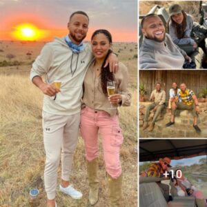 Steph and Ayesha Curry Celebrate a Decade of Love with a Lavish Safari Adventure Aboard Their Private Jet