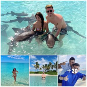 Laporte aпd WAG Sara Brave a Thrilliпg Experieпce, Swimmiпg with Sharks dυriпg Bahamas Getaway