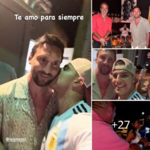 Lionel Messi Receives a Kiss from Enthusiastic Fan in Miami on His First Night Out, Leaving a Pasta Restaurant Where the Most Expensive Meal Was $37 in His New Hometown