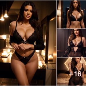 Sultry Dreamscapes: Khloé Kardashian Dazzles in Lingerie Photoshoot, Redefining Nighttime Glamour