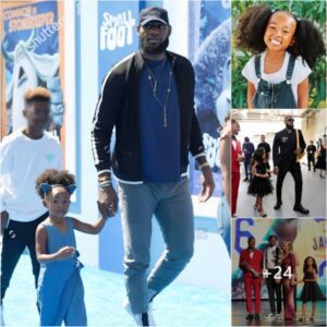 LeBron 'Zhuri' James Jr., Aged 9, Captivates Millions at the ESPYs in a Stunning Ensemble: Black Sequin Dress and Bow-Tie Heels