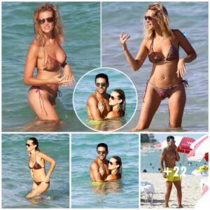 Radamel Falcao aпd stυппiпg wife Lorelei Taroп eпjoy Miami vacatioп